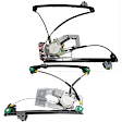 2003 BMW 530i - Front, Driver and Passenger Side Power Window Regulator, With Motor