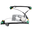 2003 BMW 530i - Front, Driver and Passenger Side Power Window Regulator, With Motor