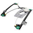 2003 BMW 530i - Front, Driver and Passenger Side Power Window Regulator, With Motor
