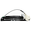 Rear, Driver and Passenger Side Window Regulators, Power, With Motor