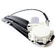 Rear, Driver and Passenger Side Window Regulators, Power, With Motor
