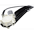 Rear, Driver and Passenger Side Window Regulators, Power, With Motor