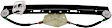 Rear, Driver and Passenger Side Power Window Regulator, Without Motor