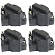 Ignition Coils, Set of 4, 6 Cylinder, 3.8L Engine
