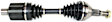 Front, Driver and Passenger Side Axle Assembly - Set of 2 FWD