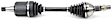 Front, Driver and Passenger Side Axle Assembly - Set of 2 FWD