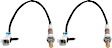 Before Catalytic Converter, Driver and Passenger Side Oxygen Sensors, Set of 2, 4-Wire