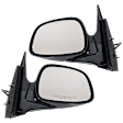 Driver and Passenger Side Mirrors, Power, Manual Folding, Non-Heated, Paintable, No Signal Light, No Memory, No Puddle Light, No Auto-Dimming, No Blind Spot Feature