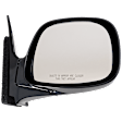 Driver and Passenger Side Mirrors, Power, Manual Folding, Non-Heated, Paintable, No Signal Light, No Memory, No Puddle Light, No Auto-Dimming, No Blind Spot Feature