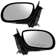 Driver and Passenger Side Mirrors, Power Adjust, Manual Folding, Non-Heated, Paintable, No Signal Light, No Memory, No Puddle Light, No Auto-Dimming, No Blind Spot Feature