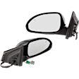 Driver and Passenger Side Mirrors, Power Adjust, Manual Folding, Heated, Paintable, In-housing Signal Light, With memory, No Puddle Light, No Auto-Dimming, No Blind Spot Feature