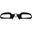 2007 Buick Rainier - Driver and Passenger Side Mirror, Without Memory, Power Adjust, Heated, Textured Black, Manual Folding, In-housing Signal Light, No Blind Spot Feature, With Memory, No Puddle Light, No Auto-Dimming