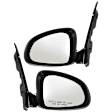 Driver and Passenger Side Mirrors, Power Adjust, Manual Folding, Non-Heated, Paintable, No Signal Light, No Memory, No Puddle Light, No Auto-Dimming, No Blind Spot Feature