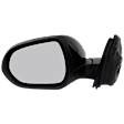 Driver and Passenger Side Mirror, Power Adjust, Heated, Manual Folding, Paintable, No Signal Light, No Memory, No Puddle Light, No Auto-Dim, No Blind Spot Feature