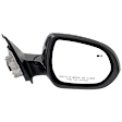 Driver and Passenger Side Mirror, Power Adjust, Heated, Manual Folding, Paintable, No Signal Light, No Memory, No Puddle Light, No Auto-Dim, With Blind Spot Detection in Glass