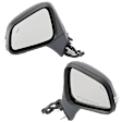 Driver and Passenger Side Mirror, Power Adjust, Heated, Manual Folding, Paintable, In-housing Signal Light, With Memory, No Puddle Light, No Auto-Dim, With Blind Spot Detection in Glass