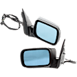 Driver and Passenger Side Mirrors, Power Adjust, Heated, Power Folding, Paintable, No Signal Light, No Memory, No Puddle Light, No Blind Spot Feature, 4-Door, Sedan, E46 Body