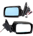 Driver and Passenger Side Non-Towing Mirrors, Power Adjust, Manual Folding, Heated, Paintable, No Signal Light, With memory, No Puddle Light, No Auto-Dimming, No Blind Spot Feature
