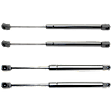 Driver and Passenger Side Hood, Trunk Lid Lift Support, Sedan, Set of 4
