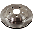 Rear Brake Disc, Plain Surface, Vented, 5 Lugs, 305.05 mm