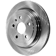 Front and Rear Brake Discs, 4-Wheel Set, Plain Surface, Vented, 5 Lugs, For Models With 345mm Front/315mm Rear Disc, Heavy Duty Brakes (J55)