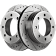 2008 GMC Savana 2500 - Rear Brake Disc, Natural Finish, Cross-drilled and Slotted, Vented, 8 Lugs, 329.95 mm, 6.6L 8Cyl