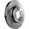 Front Brake Discs, Plain Surface, Vented
