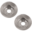 Front Brake Disc, Plain Surface, Vented, 4 Lugs, 256 mm, 1.4L, 4Cyl