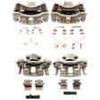 Front and Rear Brake Caliper, 4-Wheel Set