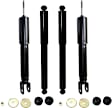 Front and Rear, Driver and Passenger Side Shock, 4WD/AWD/RWD, Crew Cab Pickup, Set of 4