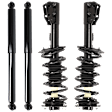 Front and Rear, Driver and Passenger Side Shock and Fully Loaded Strut