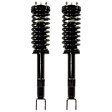 Front, Driver and Passenger Side Fully Loaded Struts, RWD, without High Performance Suspension