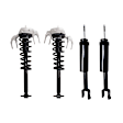 Front and Rear, Driver and Passenger Side Shock and Fully Loaded Strut, For Models with FE1 Soft Ride Suspension