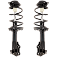 Front, Driver and Passenger Side Fully Loaded Strut, FWD