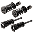 Front and Rear, Driver and Passenger Side Fully Loaded Strut, FWD