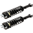 Rear, Driver and Passenger Side Fully Loaded Strut, Sedan