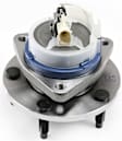 Front, Driver and Passenger Side Wheel Hub, 5 Lugs, With Bearing, With Sensor
