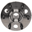 Front, Driver and Passenger Side Wheel Hub, 6 Lugs, With Bearing