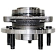 Front and Rear, Driver and Passenger Side Wheel Hub, 5 Lugs, With Bearing