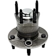 Front and Rear, Driver and Passenger Side Wheel Hub, 5 Lugs, With Bearing