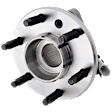 Wheel Hub, 6 Lugs, With Bearing, With Sensor