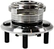 Front, Driver and Passenger Side Wheel Hub, 5 Lugs, With Bearing, AWD
