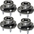 2009 Cadillac CTS - Front and Rear Wheel Hub, 4-Door, Sedan, 5 Lugs, With Bearing