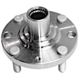4-Wheel Set Front and Rear, Driver and Passenger Side Wheel Hubs, Front - Without Bearing; Rear - With Bearing, Non-ABS