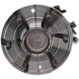 2-Wheel Set Front, Driver and Passenger Side Wheel Hubs, With Bearing, With Sensor, 6 x 5.5 in. Bolt Pattern, RWD