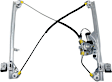 Front, Driver and Passenger Side Power Window Regulator, With Motor