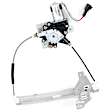 Front and Rear, Passenger Side Window Regulators, Power, With Motor