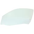 Front, Driver and Passenger Side Door Glasses, Green Tint, 2-Door, Coupe, Replaces NAGS No. DD10870 GTNN, DD10871 GTNN