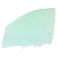 Front, Driver and Passenger Side Door Glasses, Green Tint, Replaces NAGS No. DD11058 GTYN, DD11059 GTYN