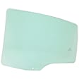Rear, Driver and Passenger Side Door Glasses, Green Tint, 4-Door, Sedan, Replaces NAGS No. DD11481 GTNN, DD11482 GTNN